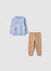 Multicolour pure cotton regular fit baby pyjamas with print_0
