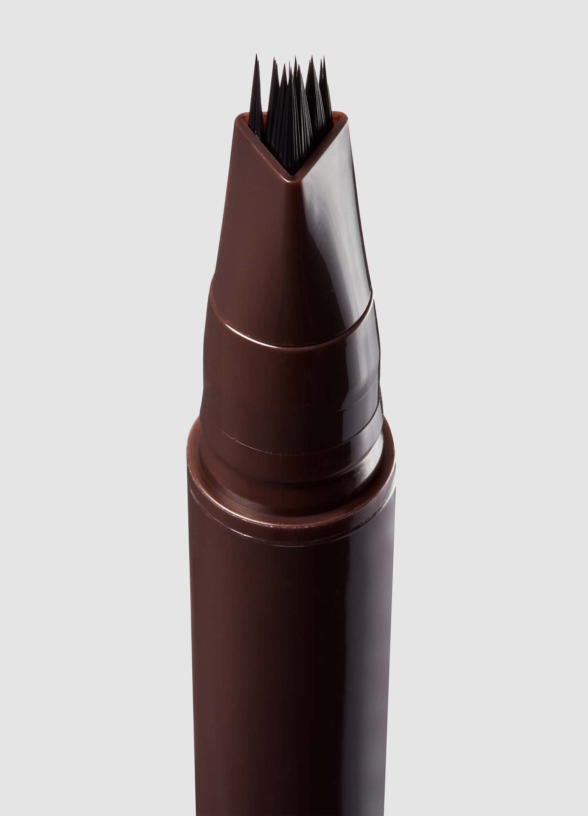 Fluffer Brow Brush Natural Brow Pen Dark Brown 0.5ml