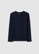 Blue pure cotton regular fit t-shirt for children_3