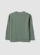 Boys&rsquo; green pure cotton long-sleeve Looney Tunes print T-shirt_1