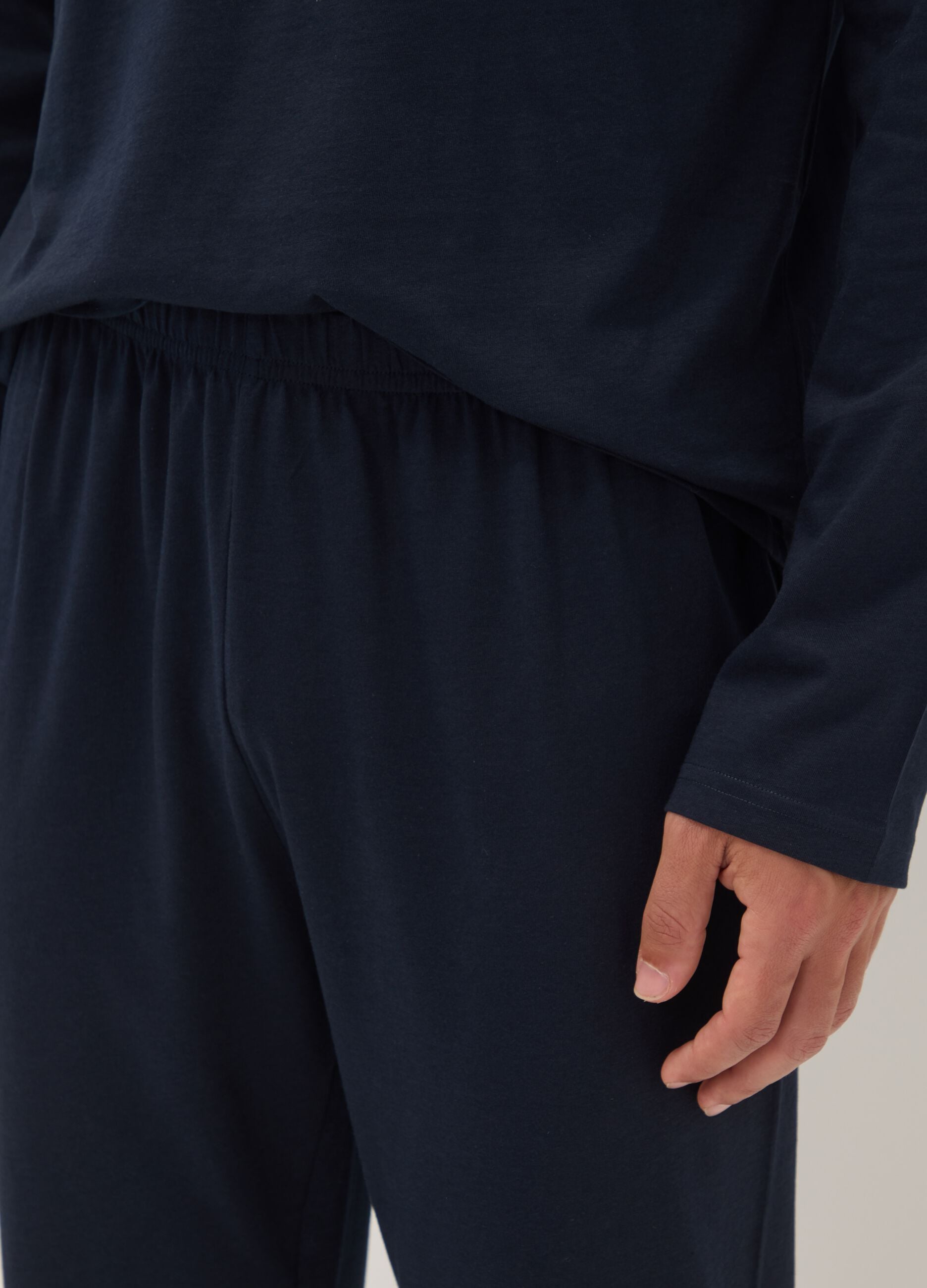 Blue organic cotton pyjamas