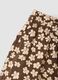 Multicoloured floral shorts in pure organic cotton for girls, regular fit_3