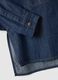 Regular fit blouse in pure blue denim cotton_5