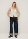 White pure cotton regular-fit top with openwork texture_1