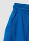 Blue organic cotton shorts with elasticated waist_2