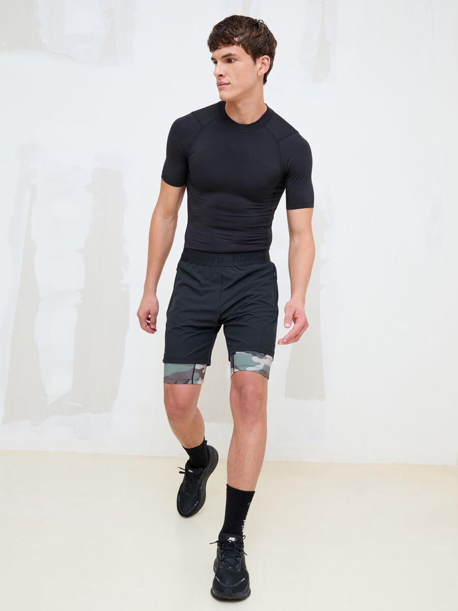 Technical Shorts Camo-Black_0