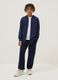 Boy's Blue Jogger Trousers in Pure Organic Cotton Regular Fit_0