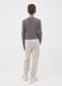 Grey pure cotton oversized joggers for boys_1