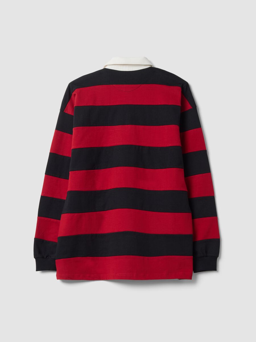 Multicoloured striped rugby polo_2