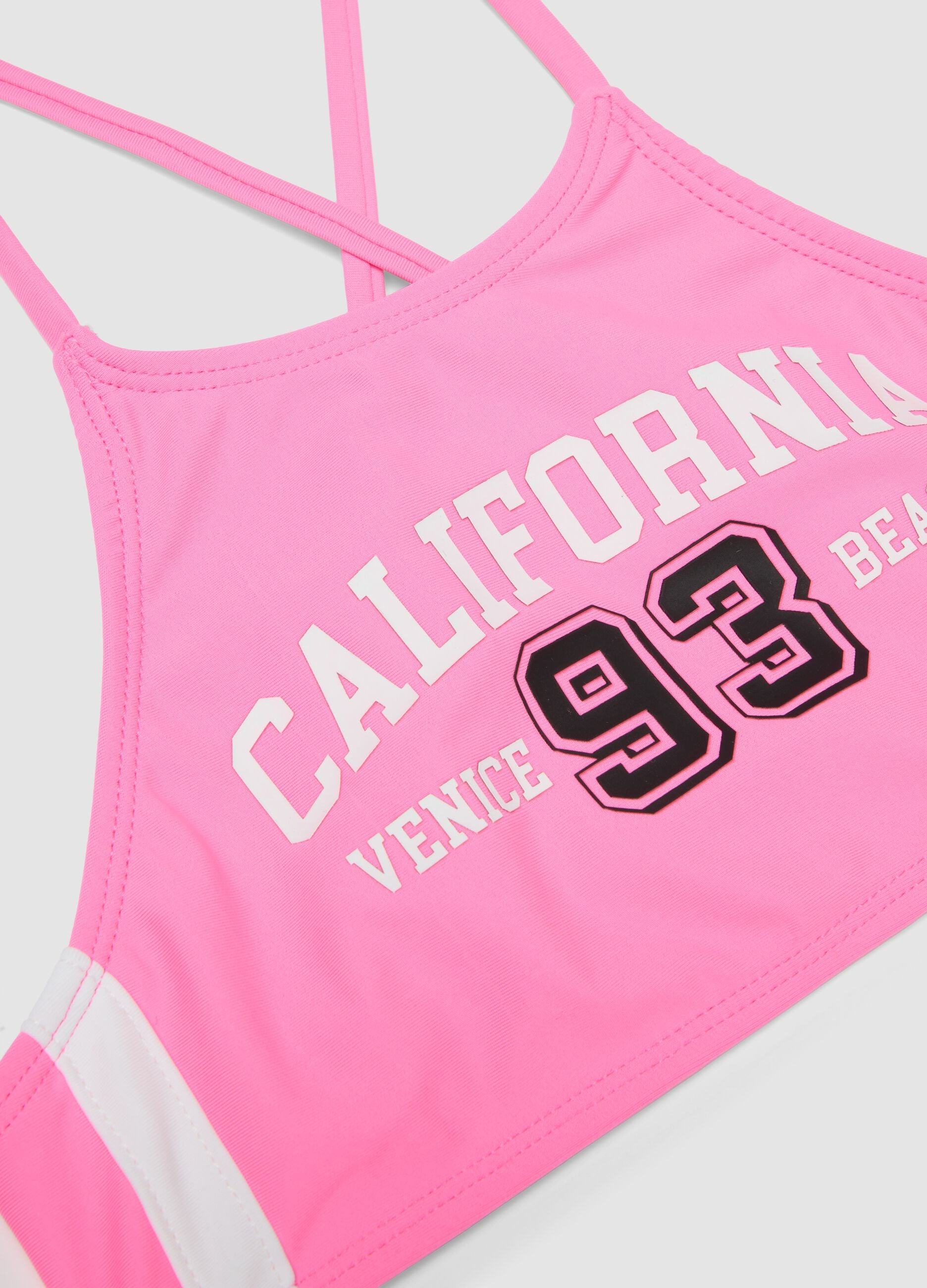Pink stretch bikini
