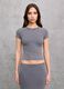 Ribbed Perfect T-shirt Vintage Grey_0