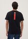Black pure cotton Ducati print T-shirt, regular fit_3