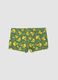 Green boys&rsquo; stretch swim trunks_1