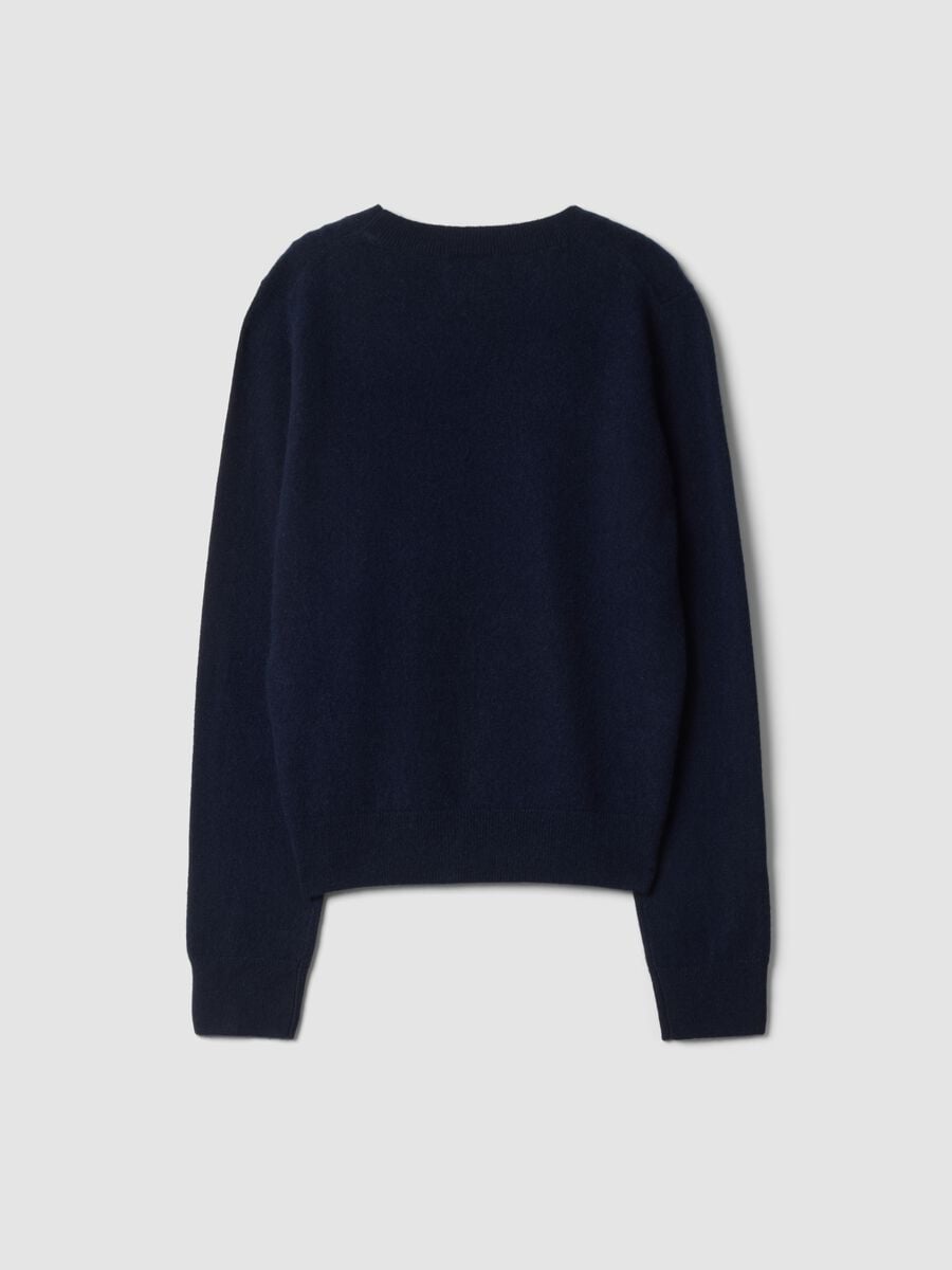 Blue pure cashmere crew-neck jumper_6