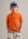 Children's blue pure cotton baseball cap with patch_3