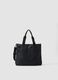 Black Handbag with Detachable Shoulder Strap_0