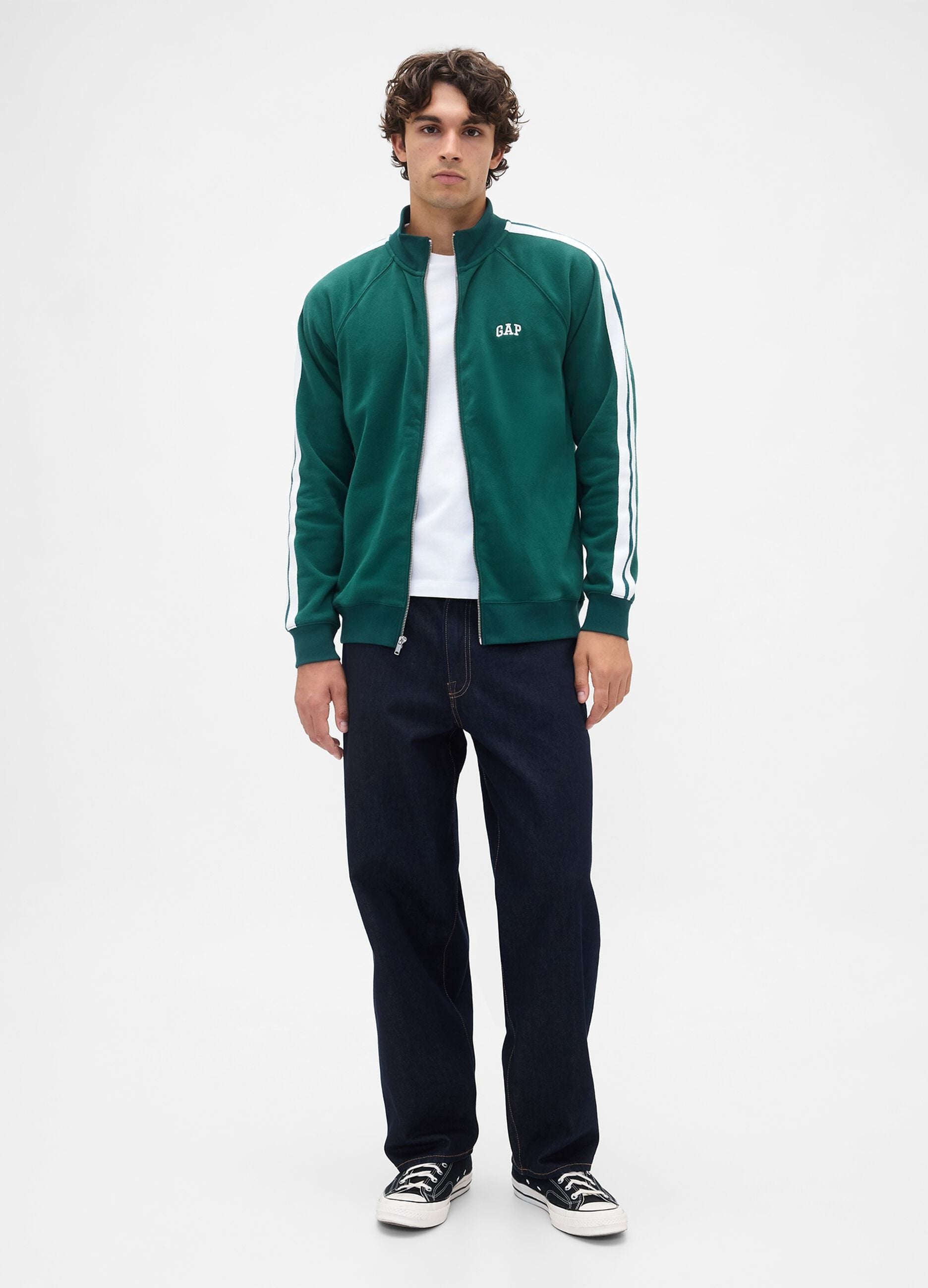 Green Full Zip Hoodie