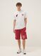 White pure cotton T-shirt with embroidered Miami Heat logo_1