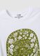 Regular fit white pure cotton T-shirt with print_5