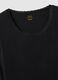 Black crew neck long sleeve mixed cotton regular fit jumper_5