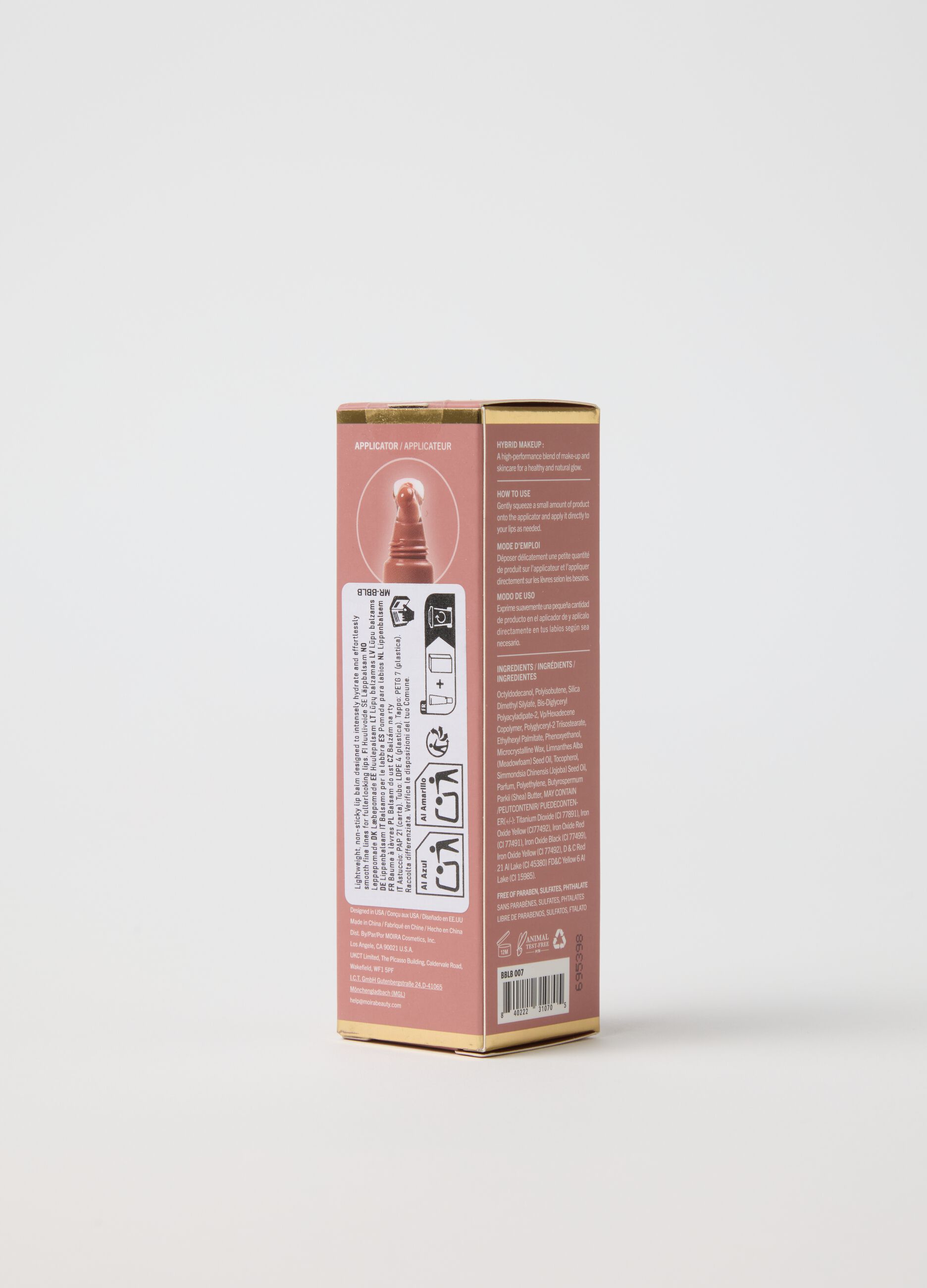 MOIRA BUTTER BLISS LIP BALM 007 POUT PERFECTION TINTED LIP BALM - Korean make-up