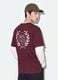 Red pure cotton cropped T-shirt with boxy-fit print_3