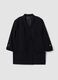 Black regular-fit blazer with lining and classic lapels_0