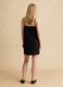 Black slip dress in cotton-linen blend_3