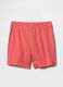 Pink shorts with elasticated waist_1