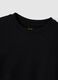 Oversized fit black short sleeve pure cotton t-shirt_5