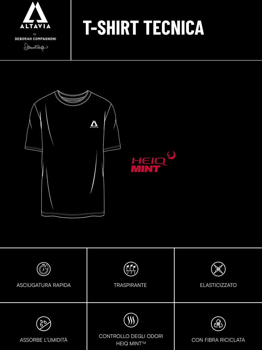 ALTAVIA WITH DEBORAH COMPAGNONI technical sports T-shirt_6