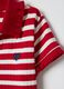 Multicolour cotton blend regular fit polo with bowling collar for girls_3