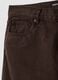 Brown pure cotton straight-fit jeans_6