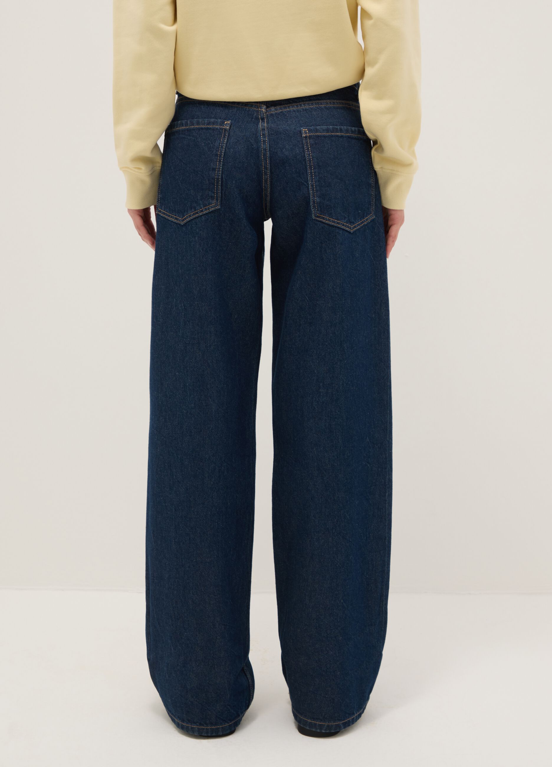 Pure Cotton Blue Boyfriend Fit Jeans