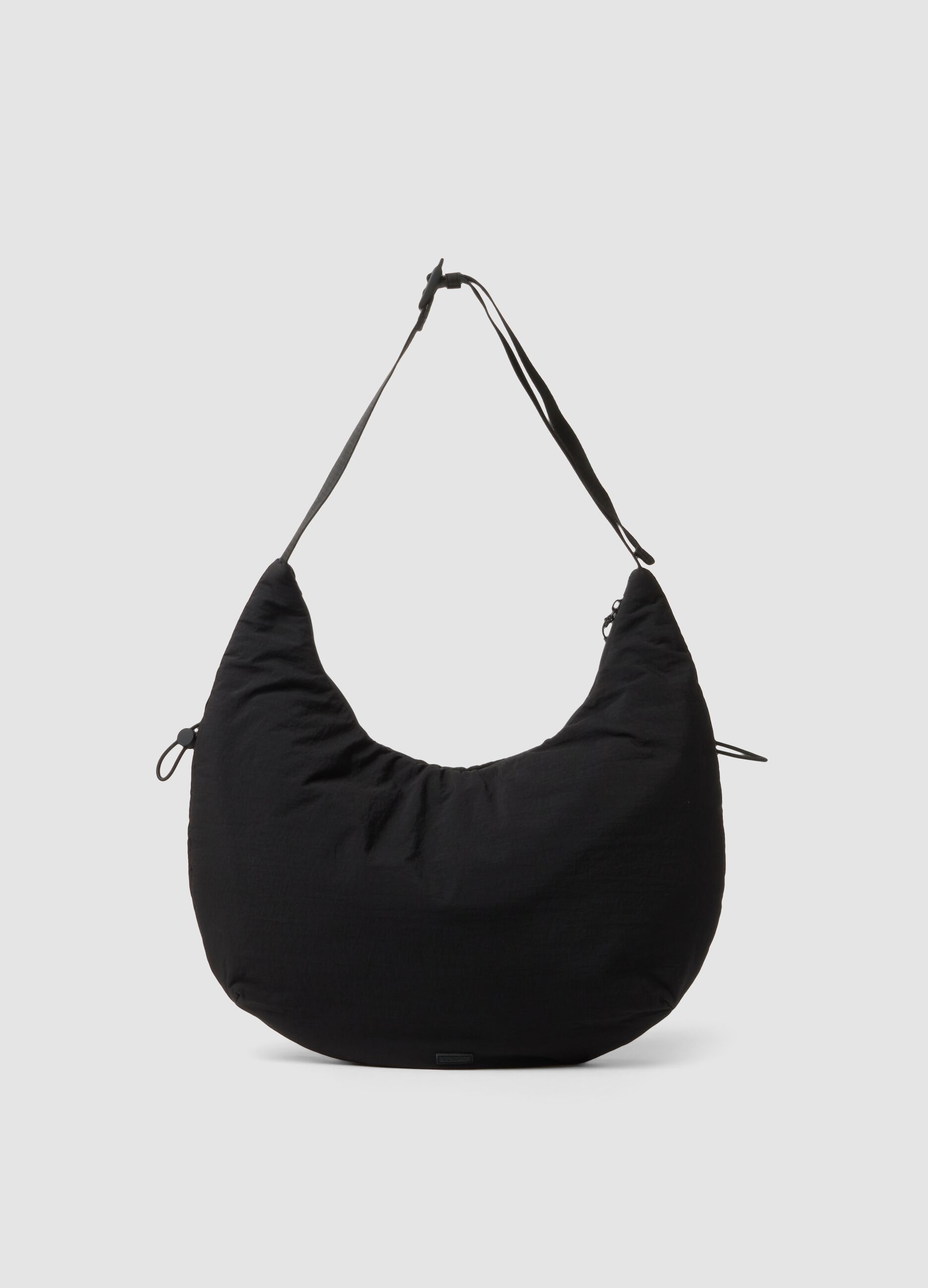 Black shoulder bag with adjustable strap ALTAVIA STUDIO