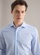Multicolour striped slim fit pure cotton shirt_2