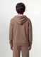 Beige organic cotton zip-up hoodie for boys, relaxed fit_1