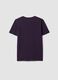 Purple pure organic cotton crew-neck T-shirt, regular fit_2