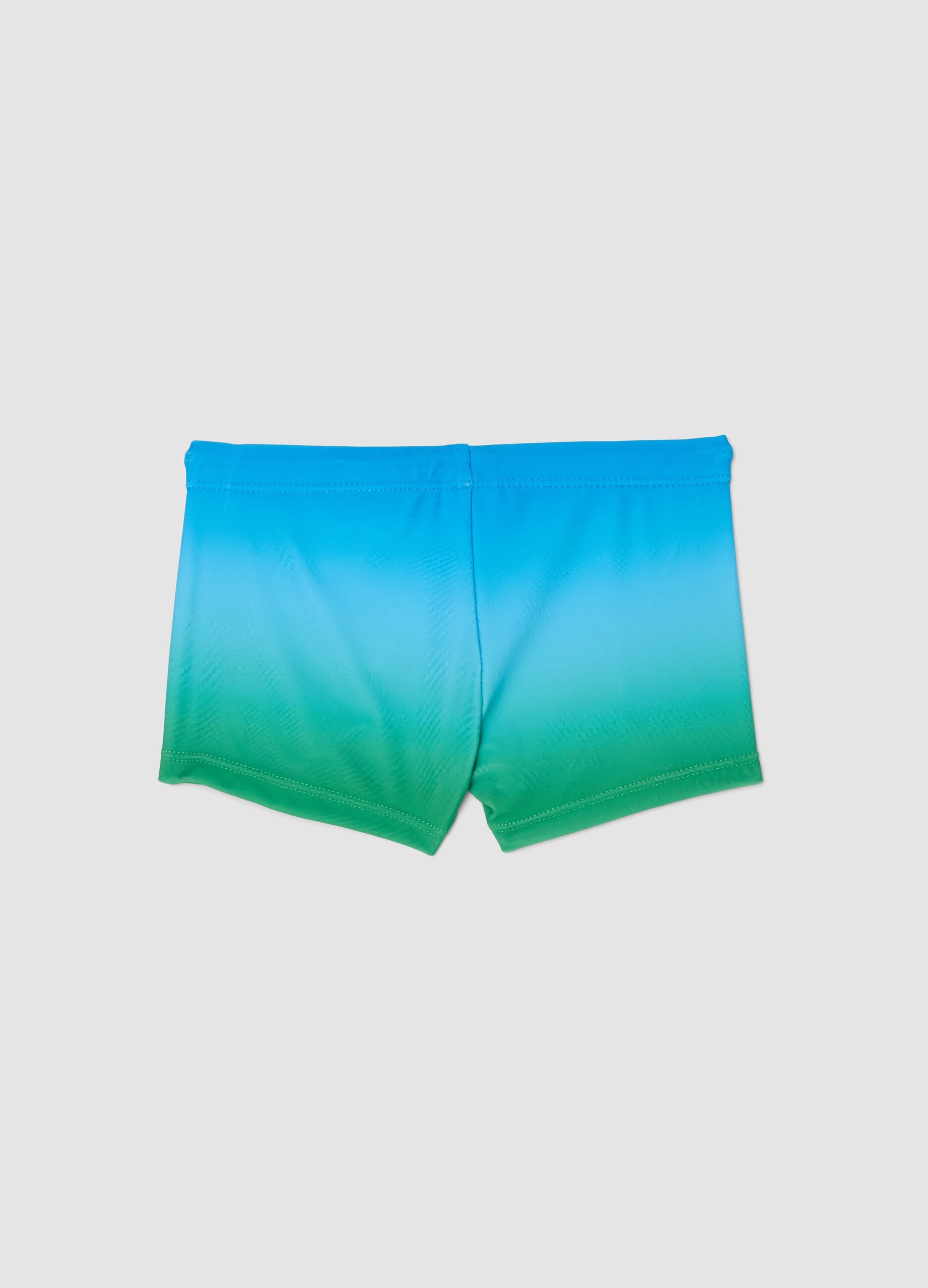 Blue stretch swim shorts