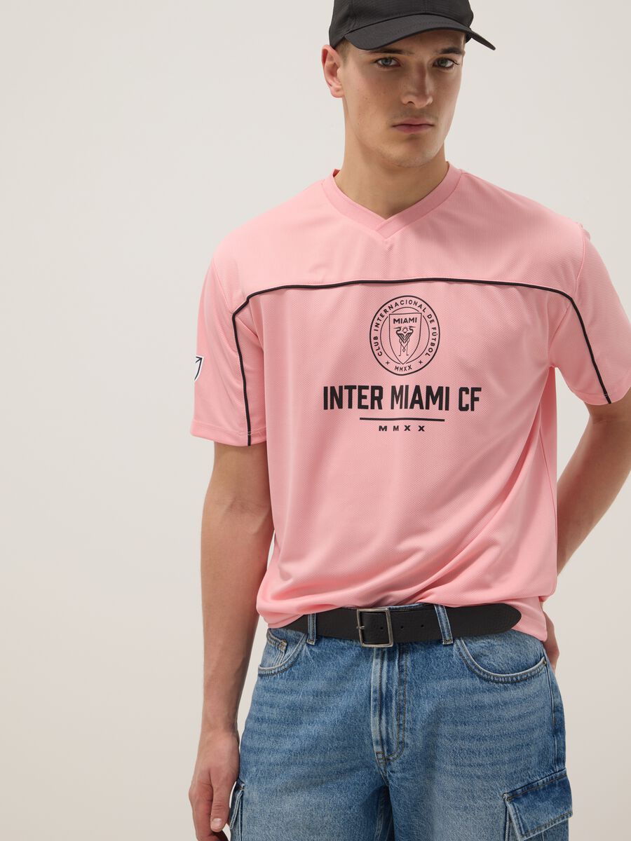Inter Miami CF regular fit pink pure cotton T-shirt_1