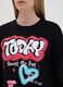 French terry sweatshirt with graffiti print_2