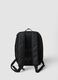 Black anti-theft backpack with internal compartment and water-repellent zip_1