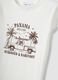 White fitted stretch-cotton T-shirt with print_5