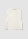 White stretch high-neck top_4