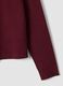 Red viscose-blend polo-collar top, regular fit_5