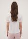 White organic cotton pyjama T-shirt with front slogan_3
