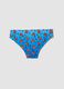 Blue stretch swim briefs for boys_1
