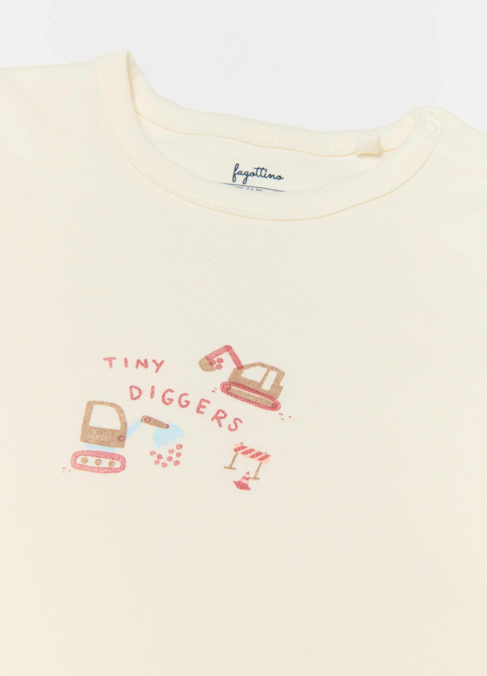 Baby's multicolour t-shirt twin pack in pure cotton regular fit