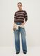 Blue pure cotton boyfriend fit jeans_0