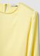Yellow Regular Fit Long Sleeve Top with Keyhole Closure_5